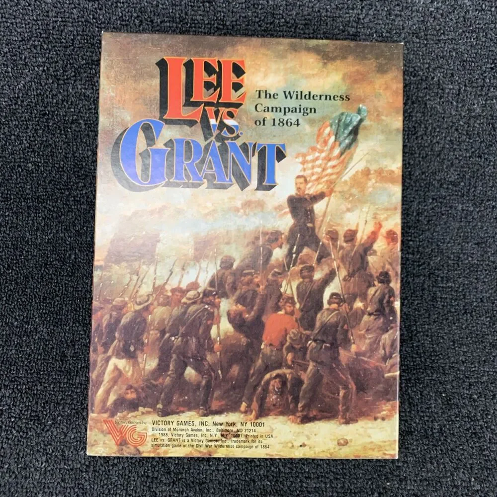 Lee vs. Grant: The Wilderness Campaign of 1864 (1988) Victory Games War Game